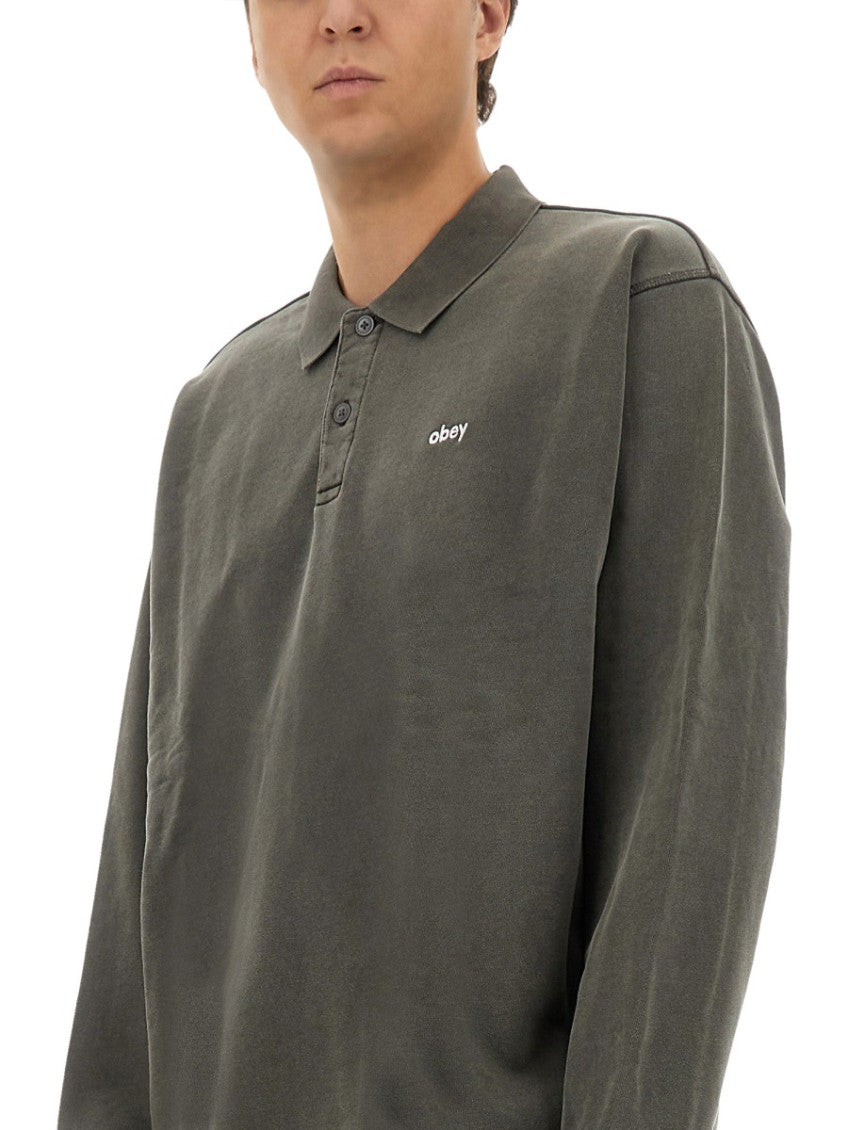 Dark Grey Logo Polo 2