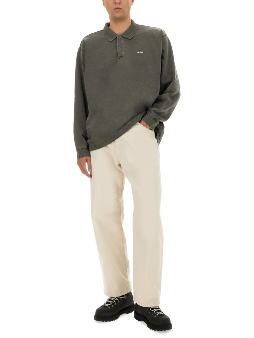 Dark Grey Logo Polo 3
