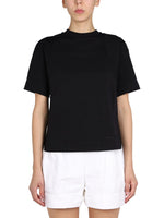 Black Solid Crew Neck T-Shirt 1