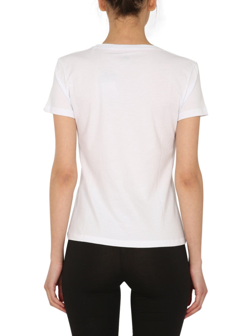 White Graphic Crew Neck T-Shirt 2