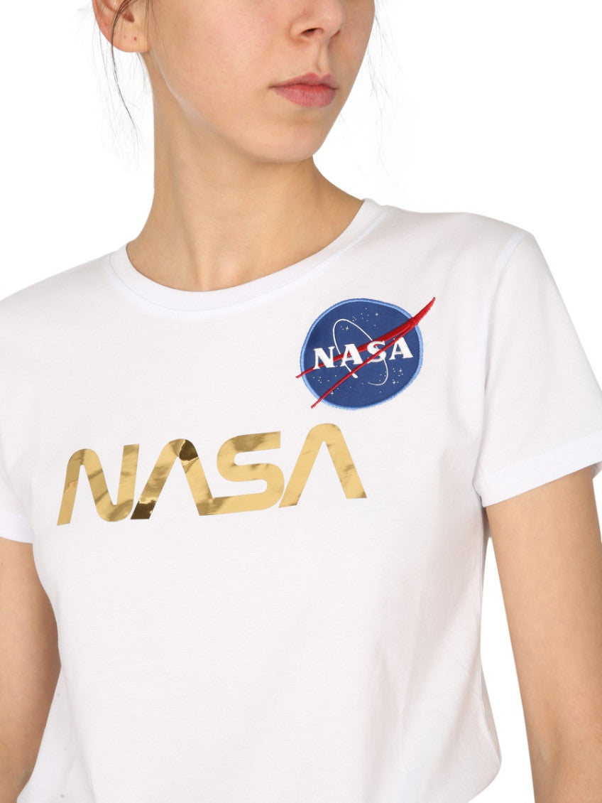 White Graphic Crew Neck T-Shirt 3