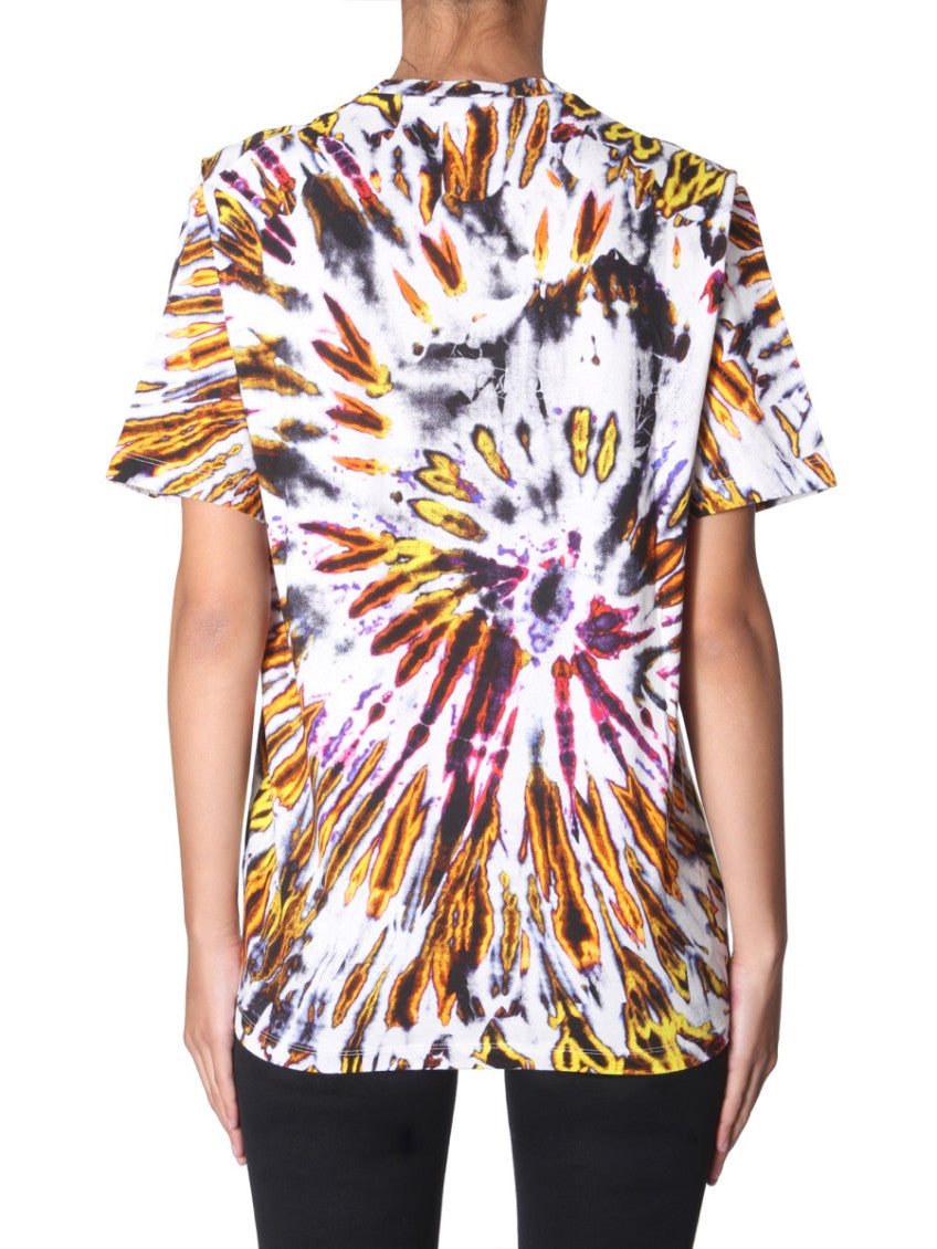 Multicolor Graphic Crew Neck T-Shirt 2