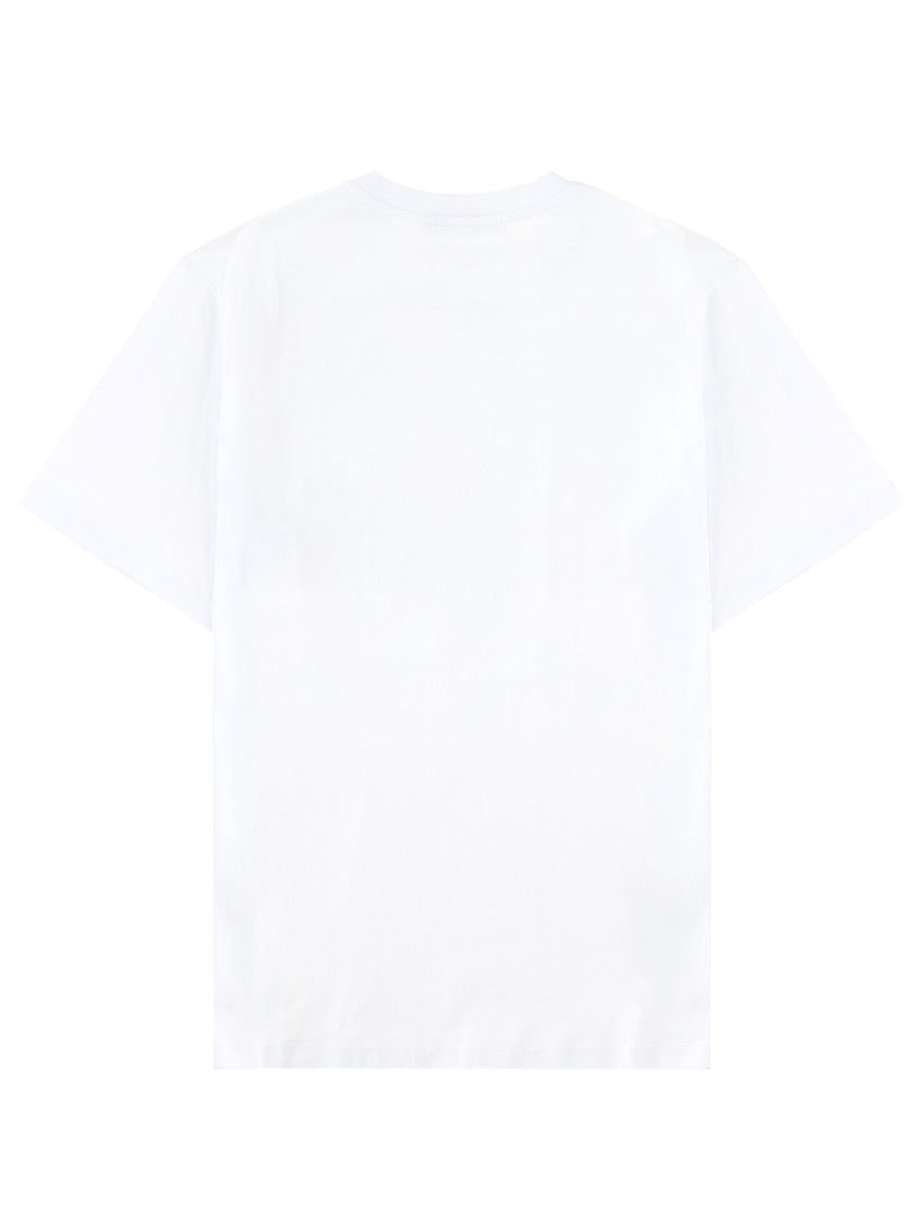 White Logo Crew Neck T-Shirt 2