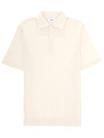 Off White Solid Polo 1