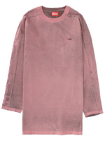 Pink Graphic Crew Neck Mini Dress 1