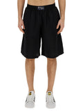 Black Logo Shorts 1