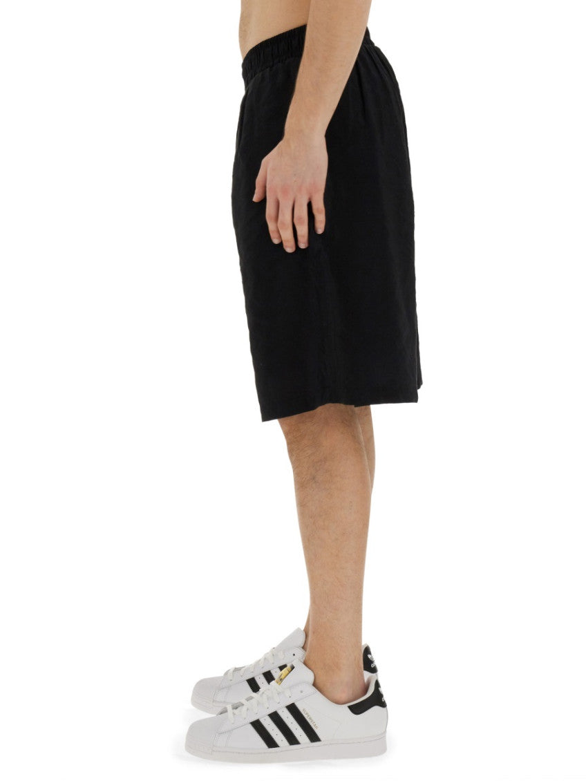 Black Logo Shorts 3