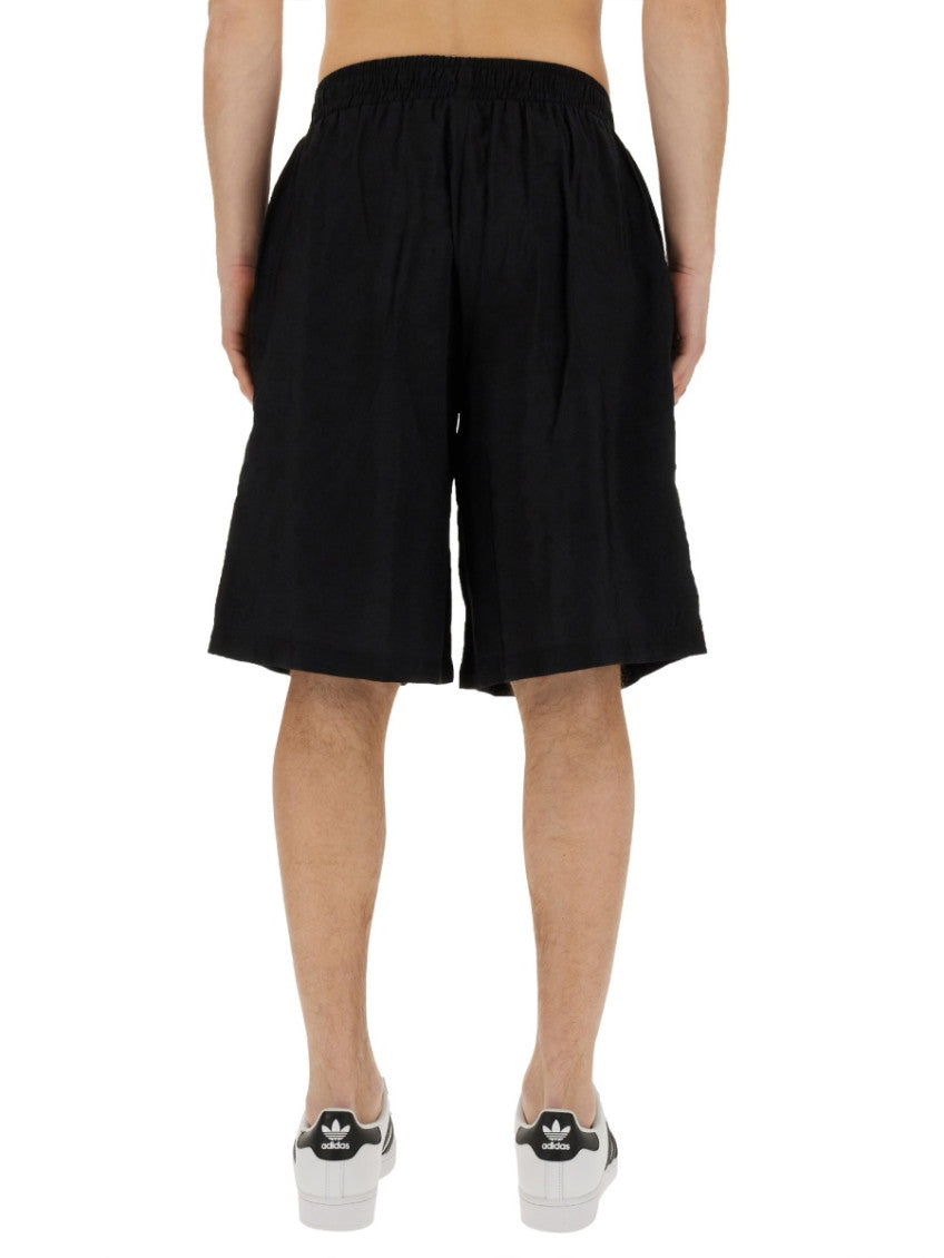 Black Logo Shorts 4