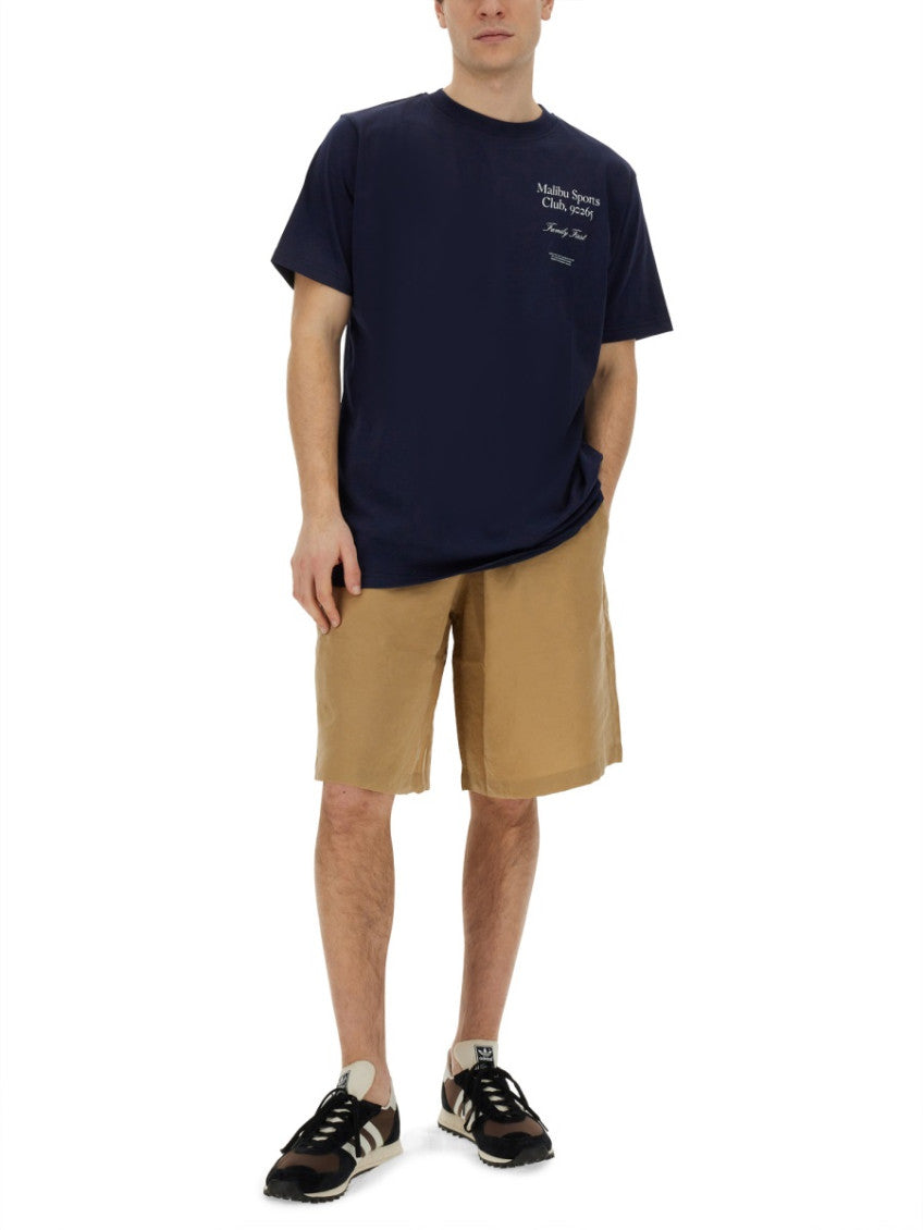 Beige Logo Shorts 2