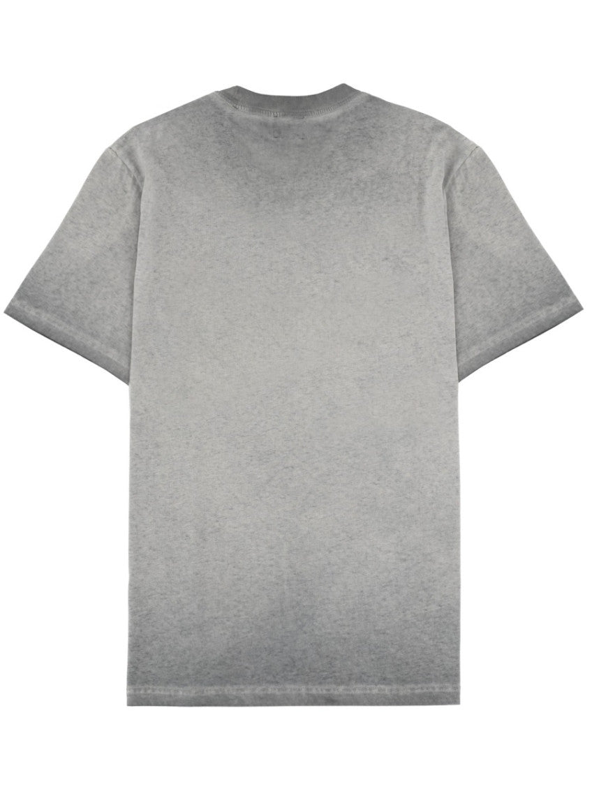 Grey Solid Crew Neck T-Shirt 2