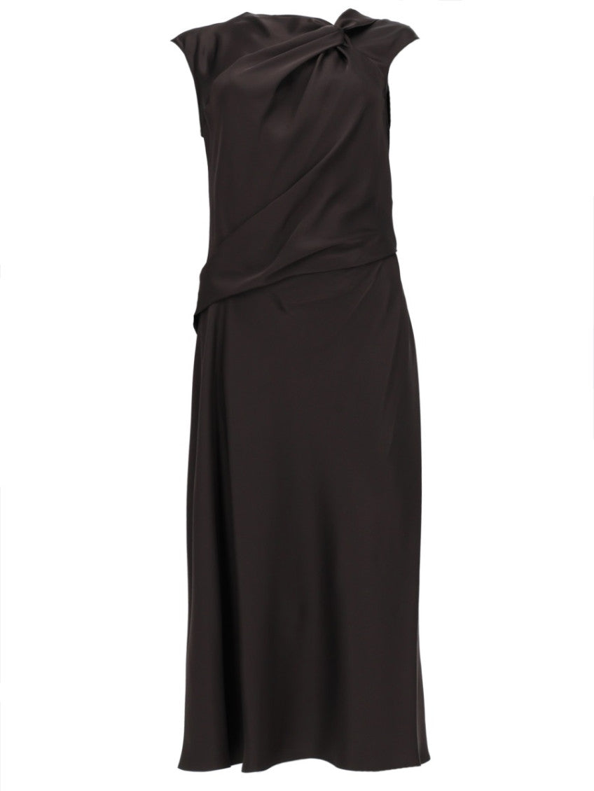 Black Round Neck Maxi Dress 1