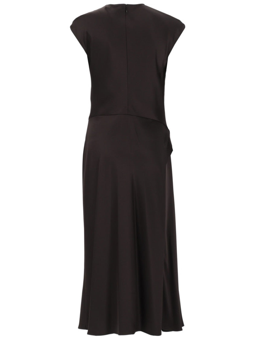 Black Round Neck Maxi Dress 2