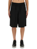 Black Solid Shorts 1
