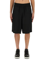 Black Solid Shorts 1