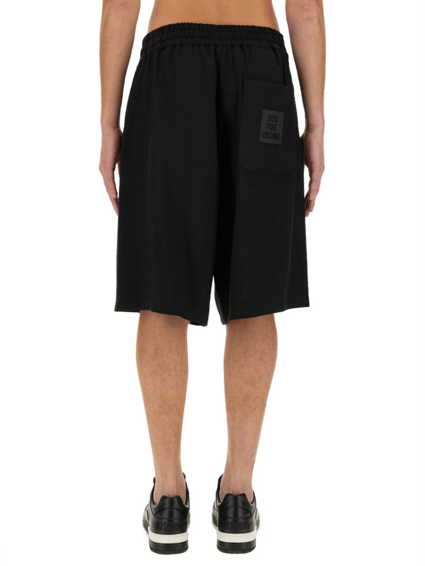 Black Solid Shorts 4
