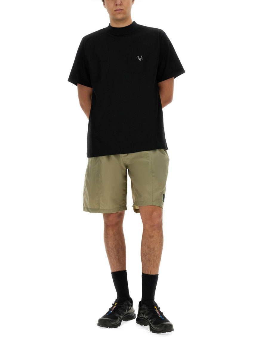 Beige Solid Shorts 2