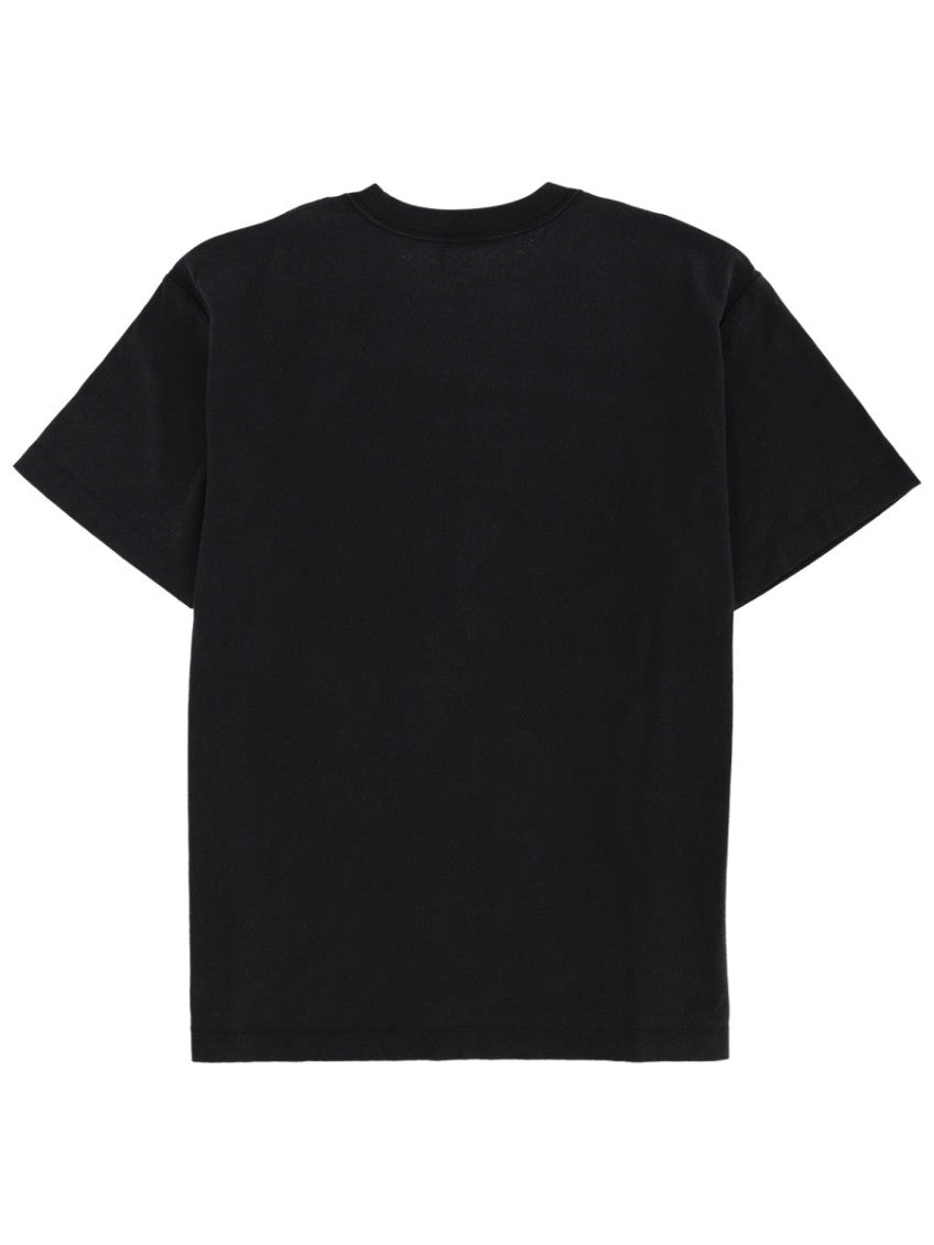 Black Graphic Crew Neck T-Shirt 5