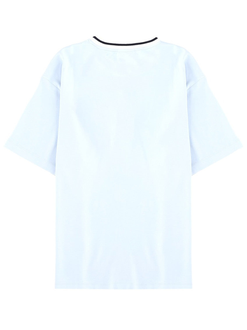 Light Blue Crew Neck T-Shirt 2