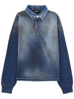 Blue Shirt Collar Polo 1