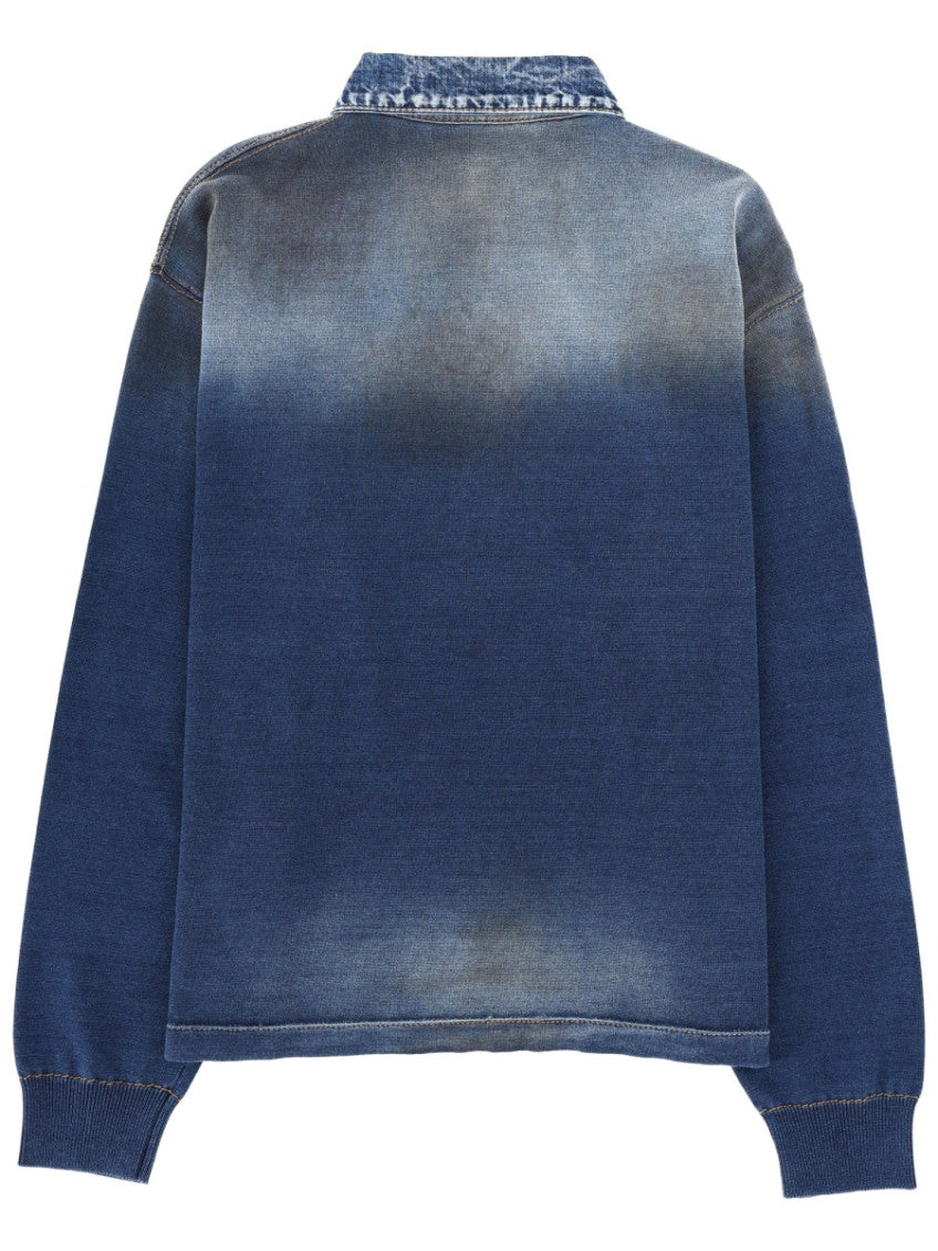 Blue Shirt Collar Polo 2