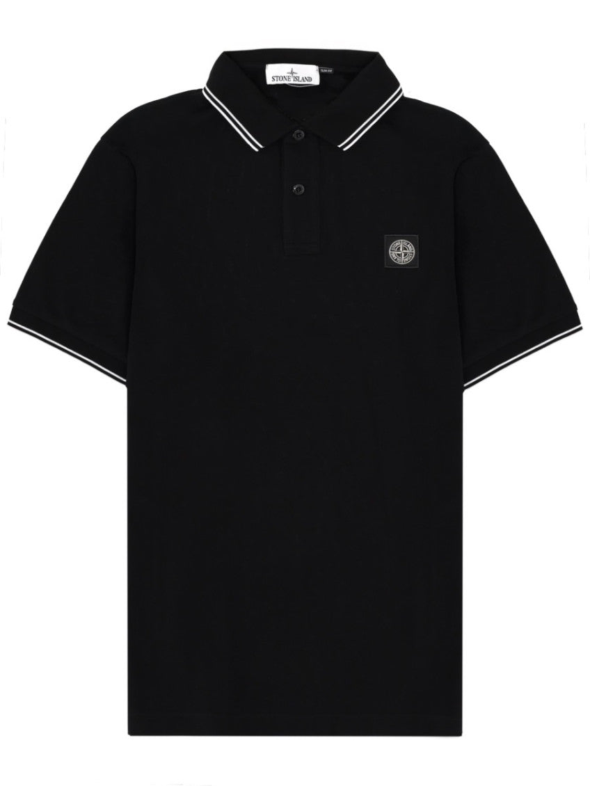 Black Shirt Collar Polo 1