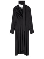 Black Cowl Neck Midi Dress 1