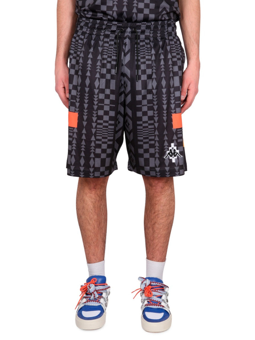 Black Geometric Shorts 1