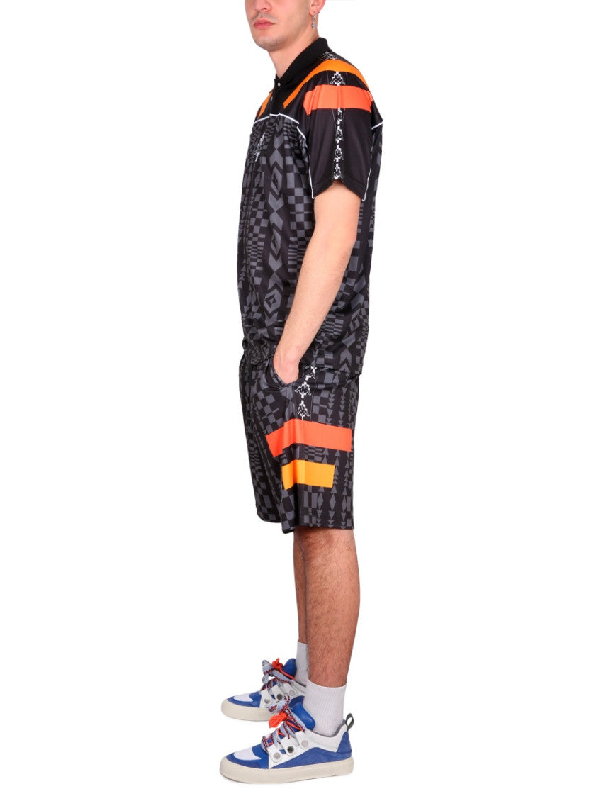 Black Geometric Shorts 2