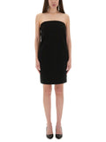 Black Strapless Mini Dress 1