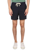 Dark Blue Solid Shorts 1
