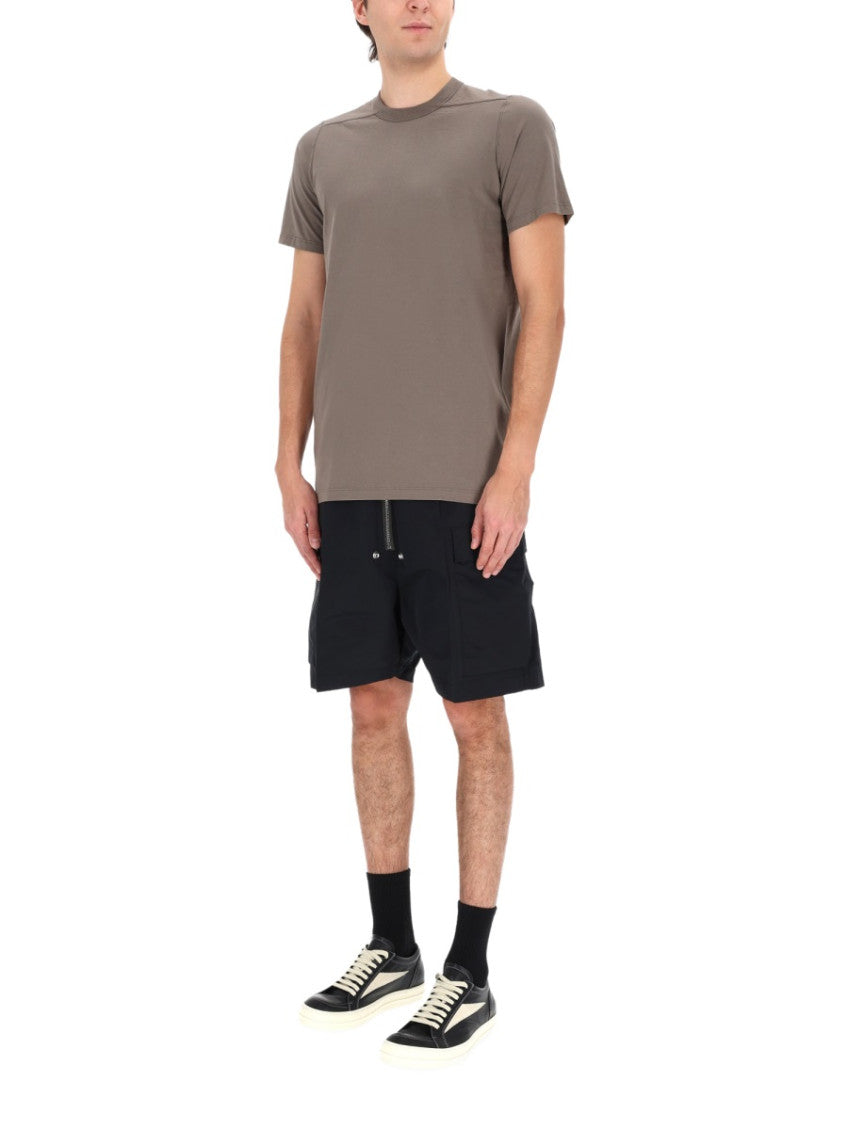 Grey Solid Crew Neck T-Shirt 2
