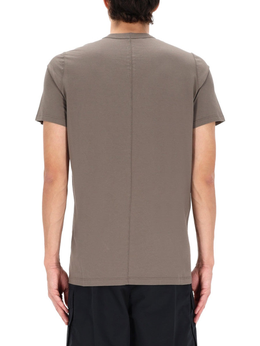 Grey Solid Crew Neck T-Shirt 5