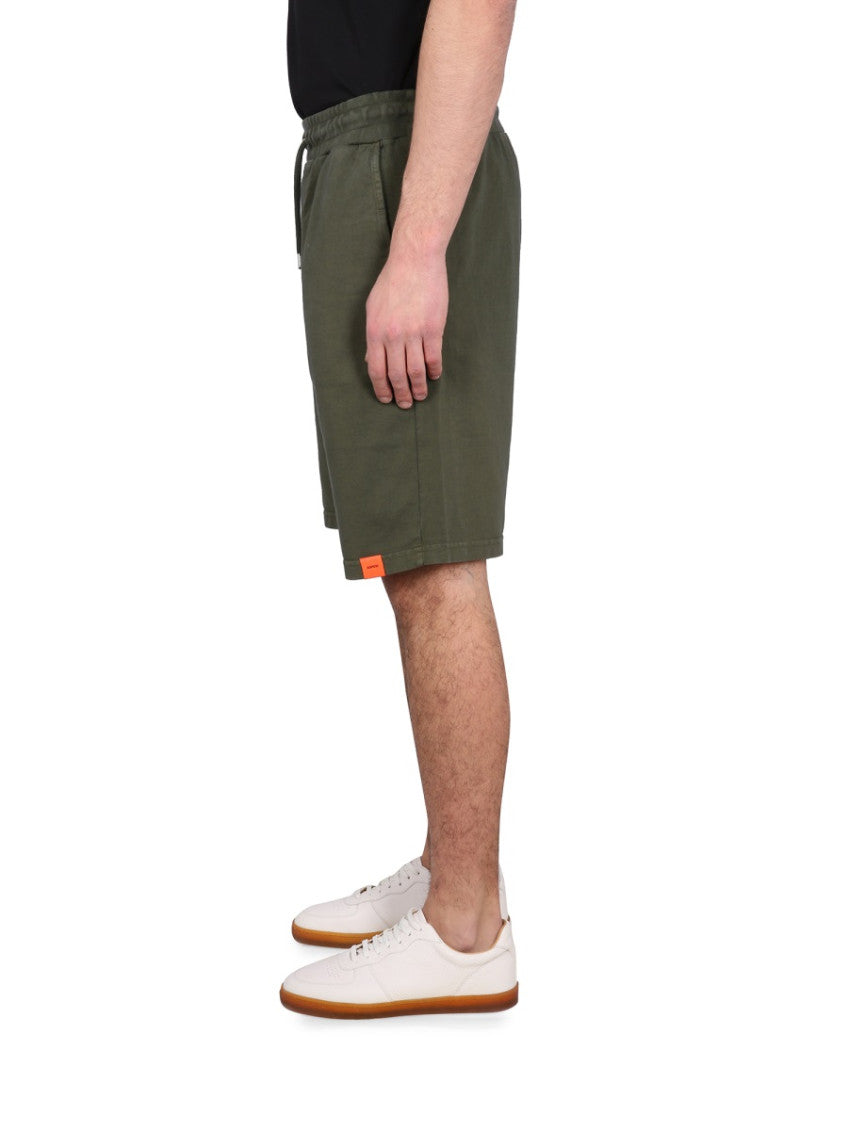 Olive Solid Shorts 3