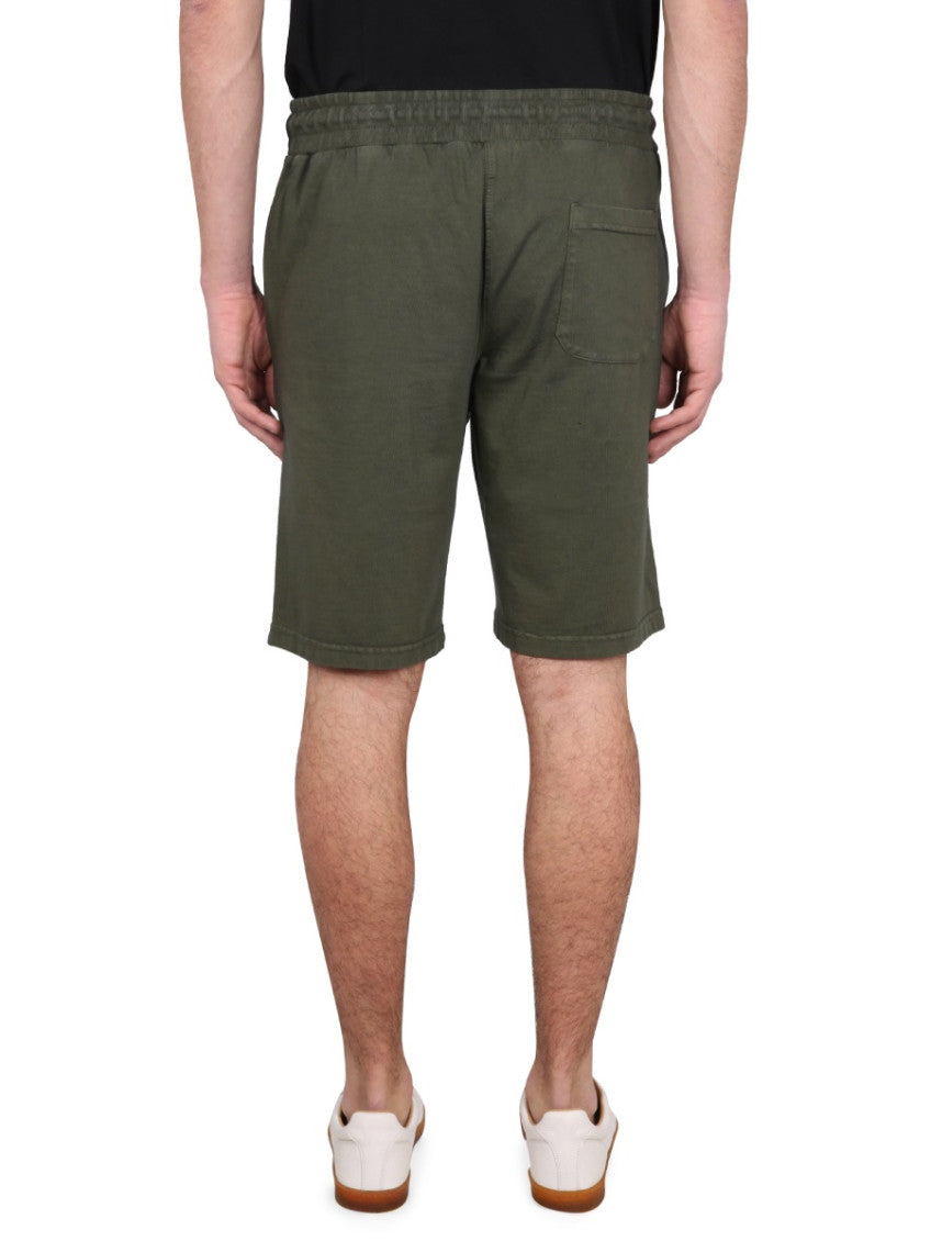 Olive Solid Shorts 4