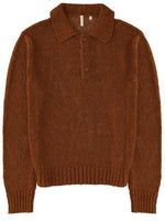 Brown Shirt Collar Polo 1