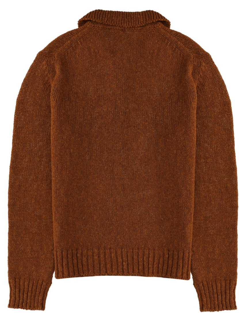 Brown Shirt Collar Polo 2
