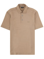 Beige Shirt Collar Polo 1