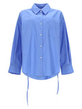 Blue Oversized Solid Shirt 1