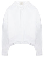 White Relaxed Solid Shirt 1