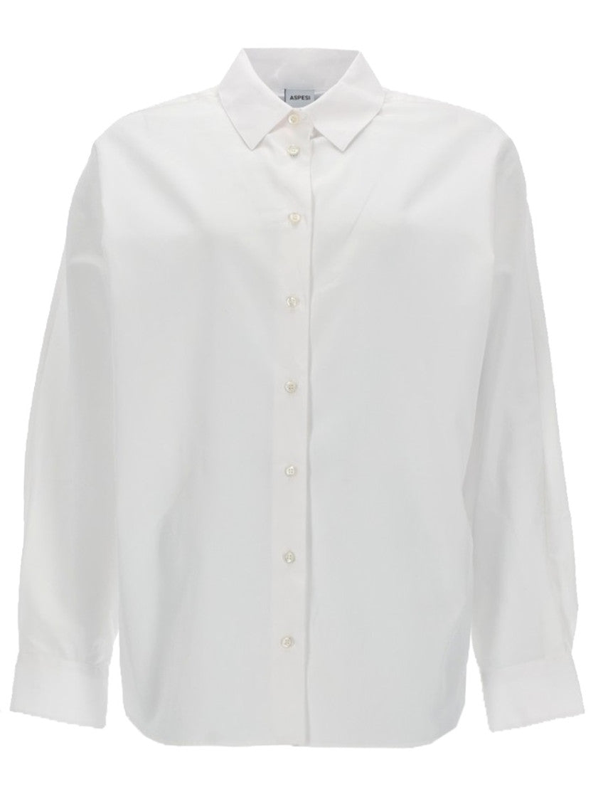 White Regular Solid Shirt 1