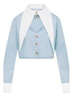 Light Blue Regular Solid Shirt 1