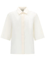 White Regular Solid Shirt 1