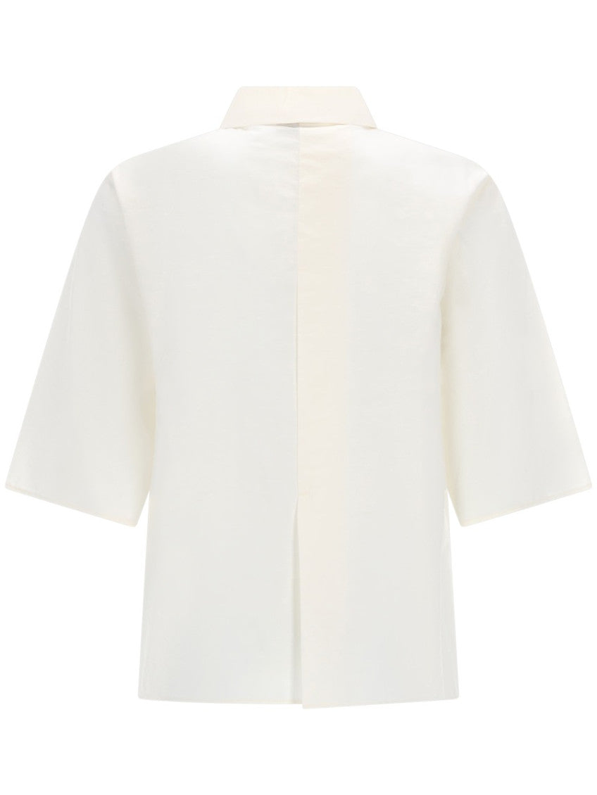 White Regular Solid Shirt 2
