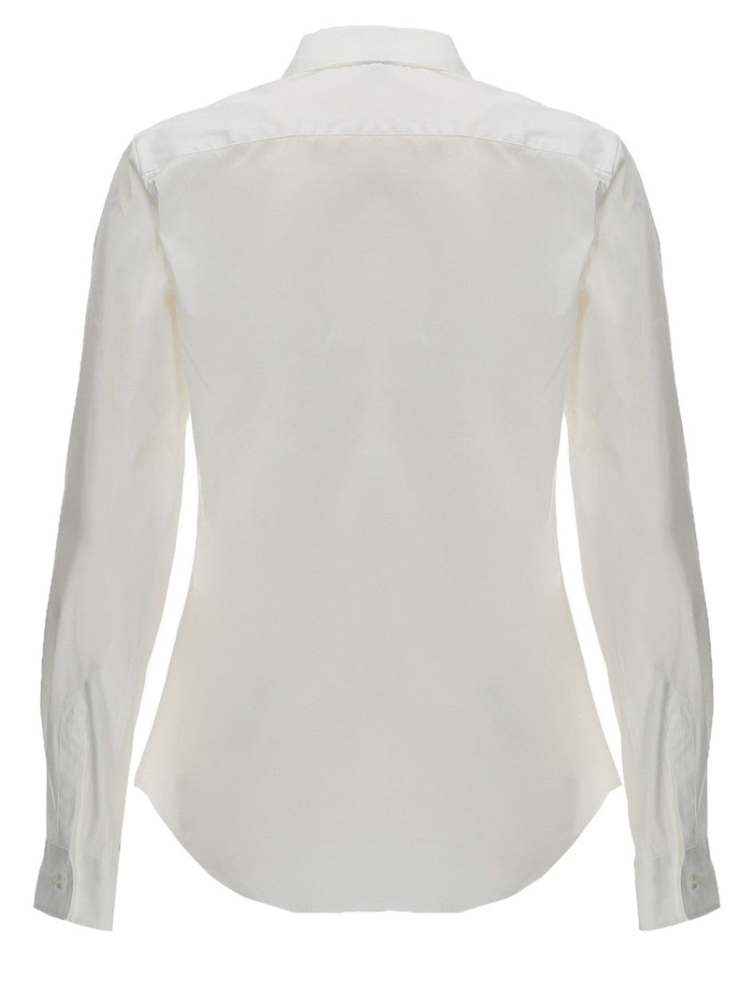 White Slim Solid Shirt 2