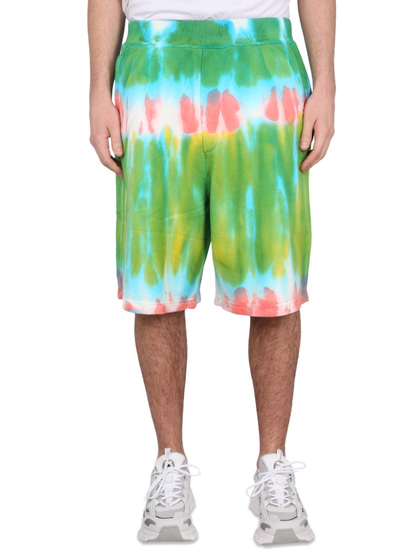 Multicolor Tie-Dye Shorts 1