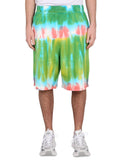 Multicolor Tie-Dye Shorts 1