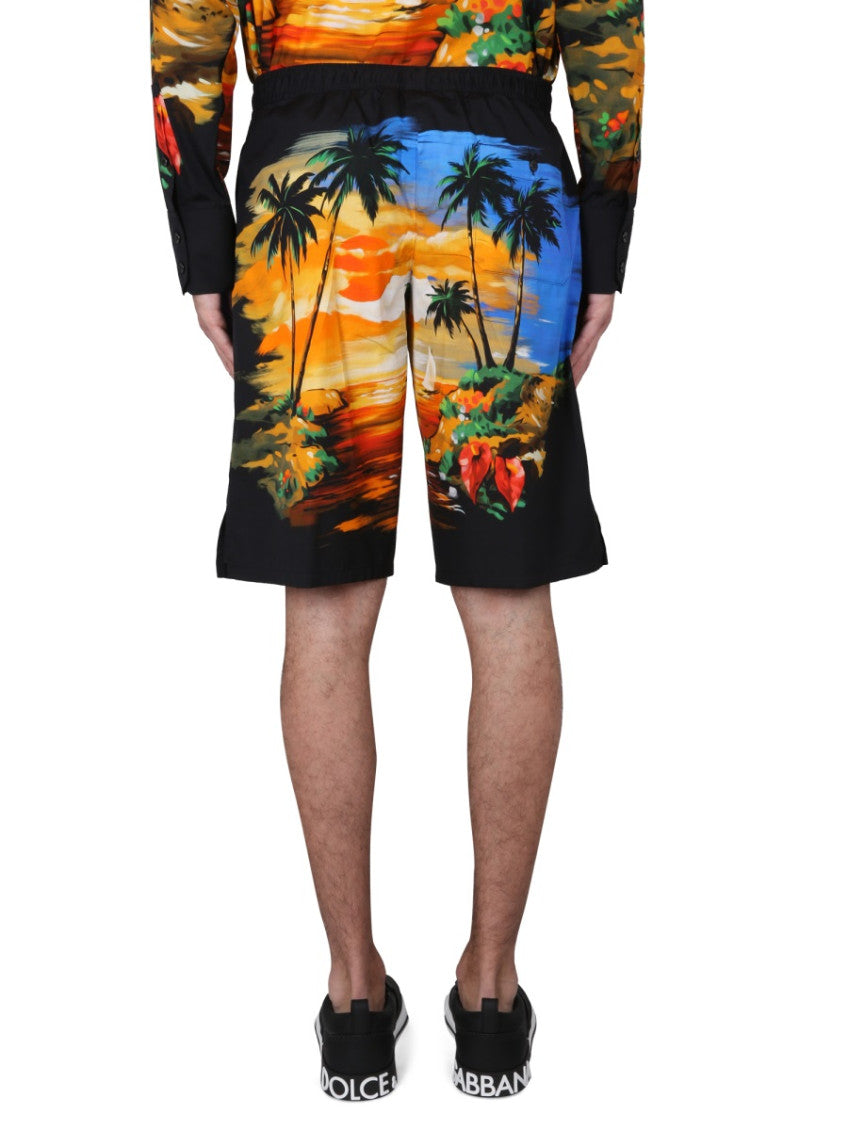 Multicolor Printed Shorts 3