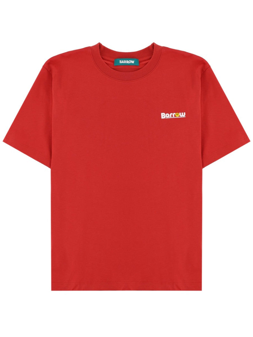 Red Logo Crew Neck T-Shirt 1