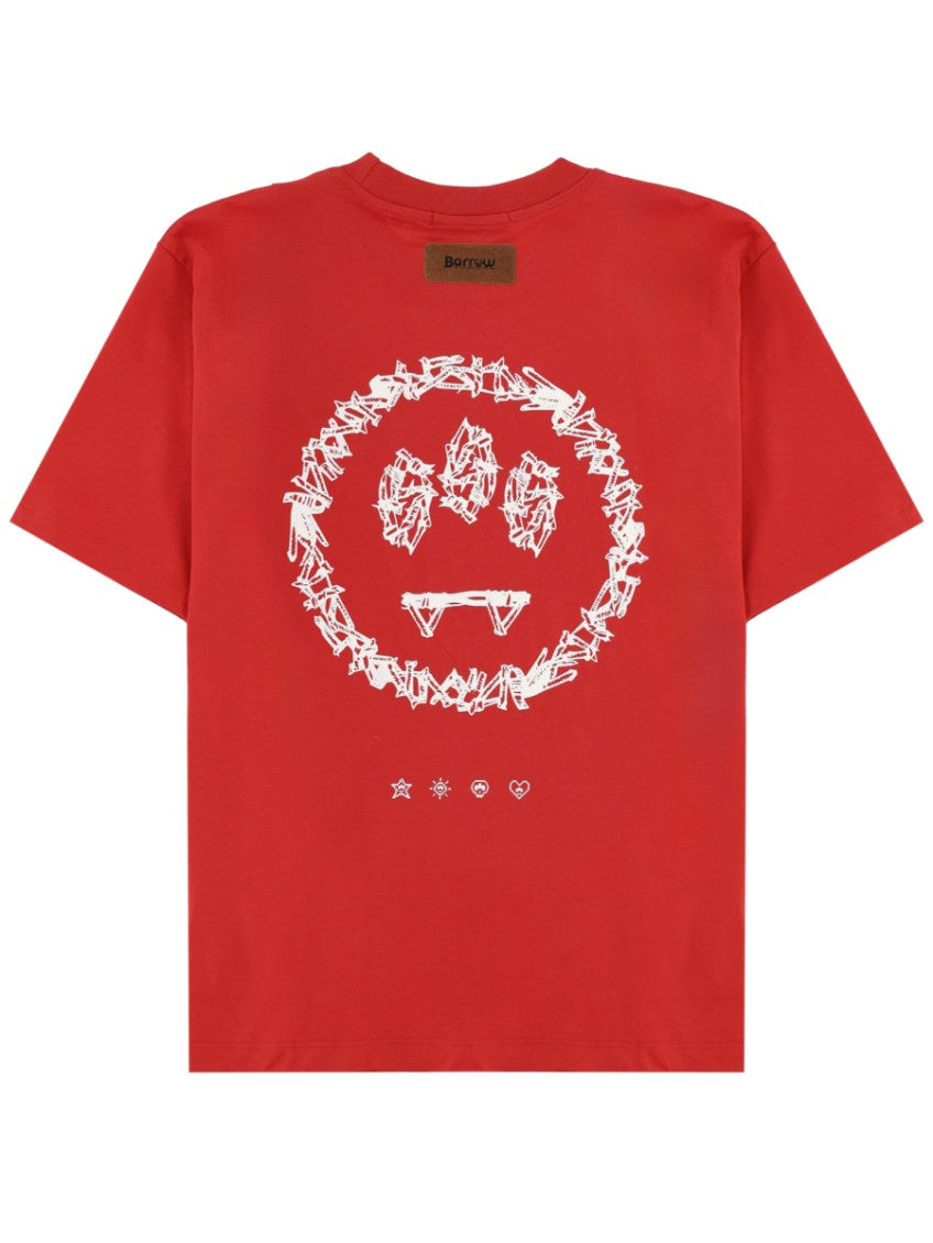 Red Logo Crew Neck T-Shirt 2