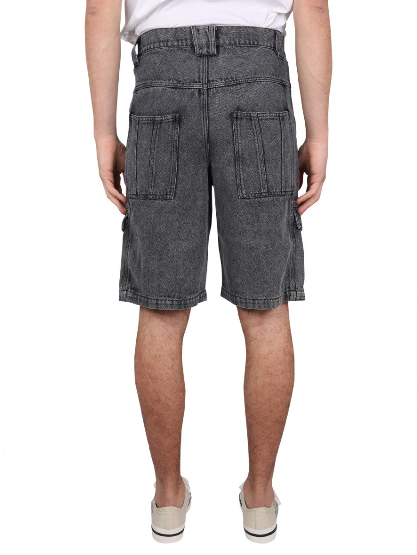 Black Solid Shorts 4